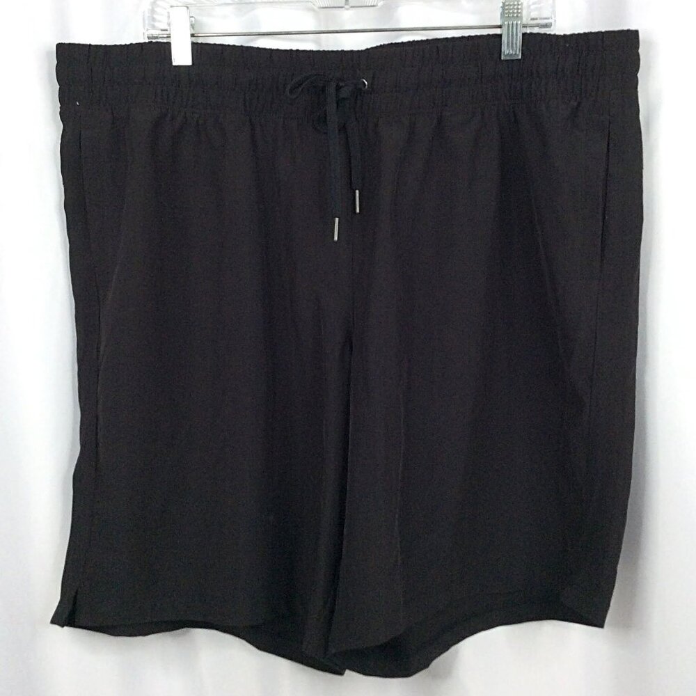 Tek Gear Basketball Shorts Men's Size XXL Black‎ Drawstring Elastic Waist